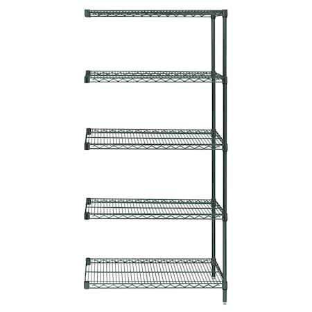 Quantum Storage Systems Add-On Kit 24"X60"X54", Proform, Green Epoxy AD54-2460P-5